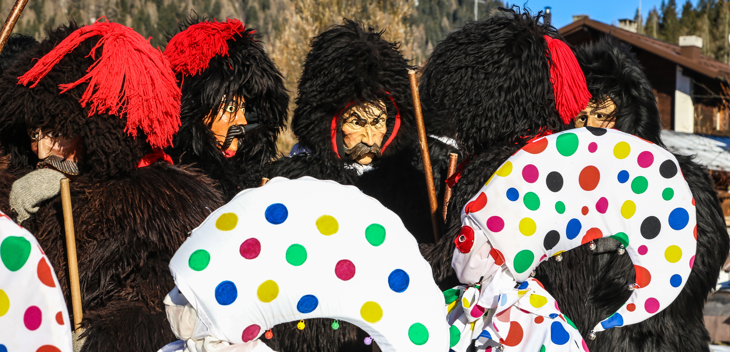 Rollate e Pajaz, maschera tipica del carnevale sappadino | Plodar Vosenòcht
