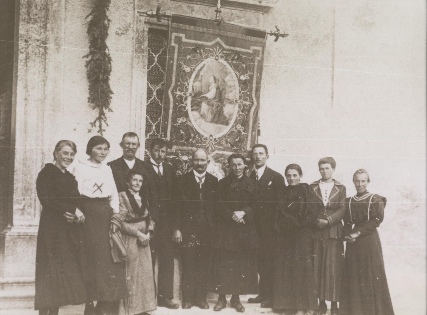 La Corale parrocchiale S.Cecilia di Sappada nel 1919